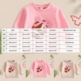 thumbnail image 3 of Gubotare Kids Crewneck Sweatshirt Baby Girl Outfit Sweatshirt Fall Long Sleeve Shirt Girl Clothes 3T 4T(Beige, 3-4 Years), 3 of 4