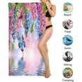 thumbnail image 3 of Yibo Colorful Butterfly Beach Towel Floral Bohemia Quick Dry Holiday Gym Swimming Pool, 3 of 8