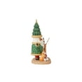 thumbnail image 3 of Enesco Izzy and Oliver Santa and Forest Friends Christmas Multicolor Figurine 6.3in H, 3 of 4