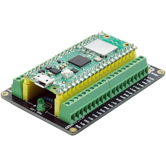Treedix Compatible with Raspberry Pi Pico/Pico H/Pico W Breakout Board Terminal Block Shield with Pin Header