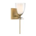 thumbnail image 4 of Minka Lavery 10251-732 Elowen 14" Tall Wall Sconce - Brass, 4 of 6