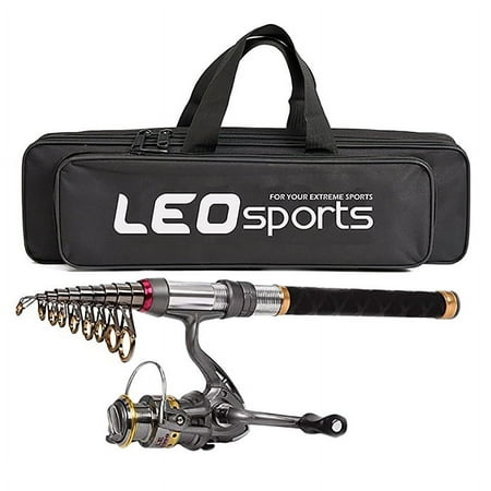 1 * Telescopic Fishing Rod 1 * Spinning Fishing Reel 1 * Fishing Bag Case-black & silver
