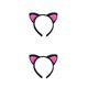 thumbnail image 3 of Guardurnaity Diadema con orejas de gato de dibujos animados: meticulosa oreja de gato de con dibujos animados y orejas de gato lindas Diadema negra Negro + rosa roja 2Conjunto, 3 of 6