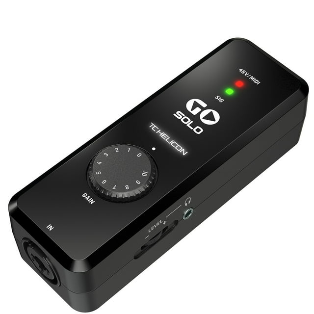 Interfaz de Audio MIDI TC ELECTRONIC GO SOLO portátil