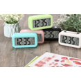 thumbnail image 4 of Reloj despertador digital multifuncional LED Luz inteligente Reloj Temperatura Calendario perpetuo Verde ER, 4 of 5