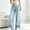 #3Light Blue, variant on Women's Maternity Bootcut Jeans Stretch Over The Belly Bell Bottoms Flare Pregnancy Denim Pants