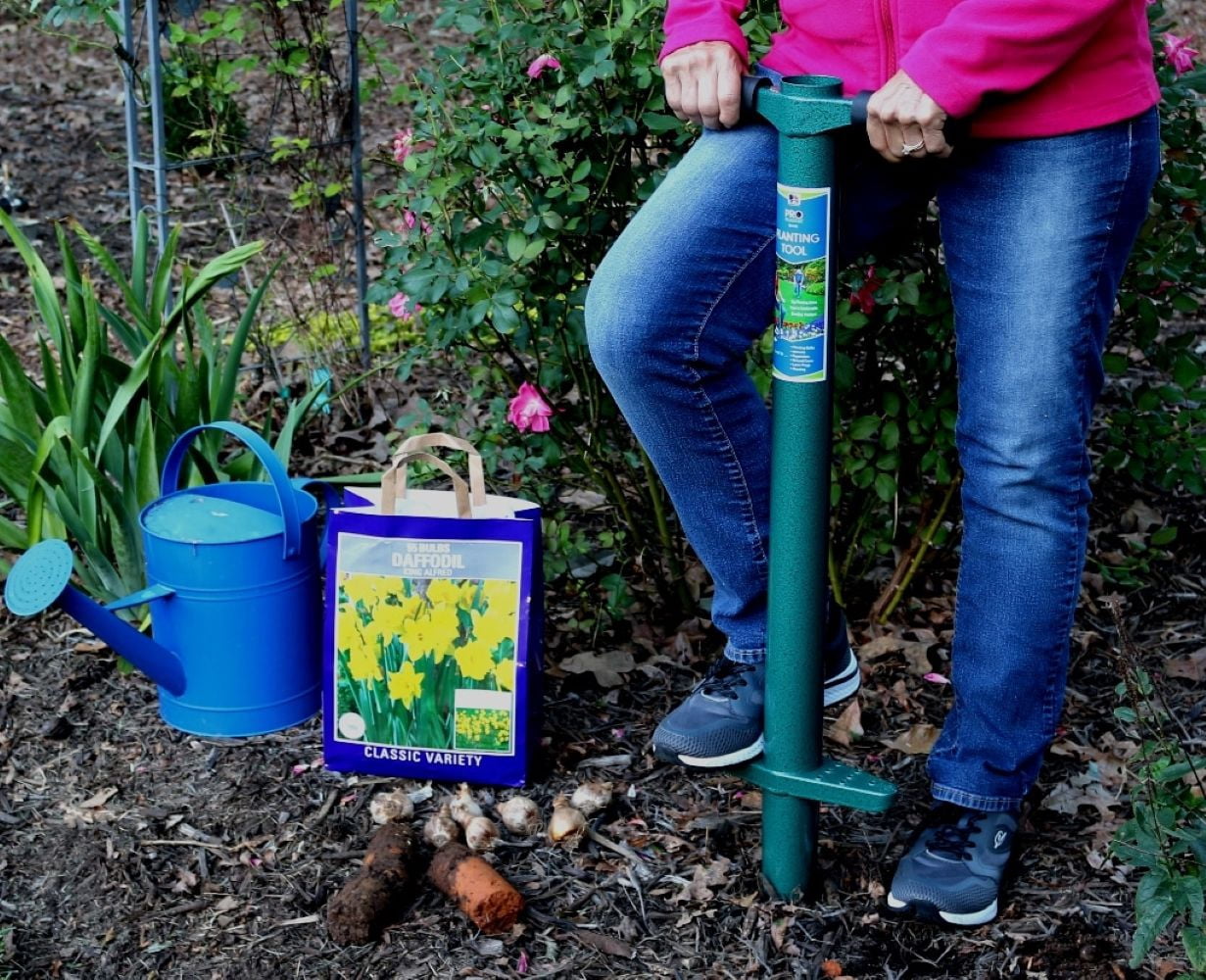 ProPlugger 5-IN-1 Planting Tool: Sod Plugger, Bulb and Flower Planter