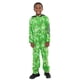 thumbnail image 2 of Mono de cosplay para niños Minecraft Creeper con capucha de malla, 2 of 6