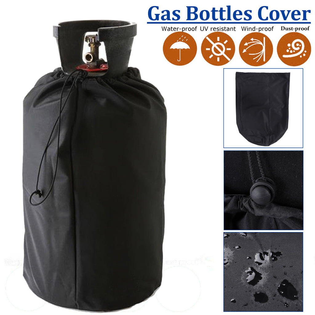 Gas Bottle Cover Oxford Cloth Propane Tank Cover Waterproof Anti UV Protector 