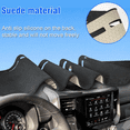 thumbnail image 4 of Dashboard Cover for Dodge Ram, Flannel Dashboard Pad Dash Mat Compatible with Dodge Ram 1500 2500 3500 2019-2023 2024 2025 2026 Dashboard Decorative Interior Auto Accessories (Without HUD), 4 of 5