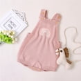 thumbnail image 3 of Douhoow 0-24M Newborn Baby Girls Sleeveless Jumpsuit Knitted Romper Embroidered Rainbow Bodysuit, 3 of 8