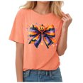 thumbnail image 7 of Godom Halloween T-Shirt Women Graphic Tees Shirt Short Sleeve Casual Funny Halloween Party Shirts, 7 of 7