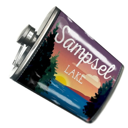 

NEONBLOND Flask Lake retro design Sampsel Lake