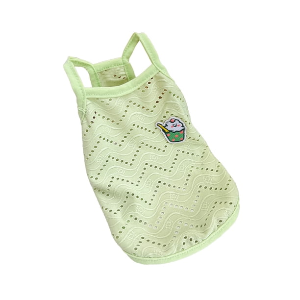 Sofa Vama Ropa de Cama Chalecos de seda de hielo de verano para perros y gatos pequeños y medianos, ropa para perros con protección solar, ropa para mascotas. for Navideño