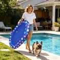thumbnail image 4 of MKHSQHDG Today's Deals Inflatable Float Floating Bed Floatie Mat | Swimming Pool Bed Float for Lake Use Inflatable Float Summer Pool, 4 of 5