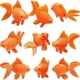 thumbnail image 1 of Artificial Aquarium Fishes Plastic Fish Realistic Ornament 15 Pcs, 1 of 5