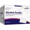 Embecta (Formerly BD) Alcohol Prep Pads, 70% Strength Isopropyl Alcohol, Box of 100 Individual Packets 4 Pack