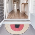 thumbnail image 5 of Mohil Decor Natural Fiber Collection Farmhouse Braided Off-White Solid Print Area Rugs, 15x24 inch (Semicircular), Reversible, 5 of 8