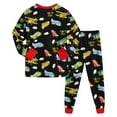 thumbnail image 5 of Hessimy Toddler Boys Girls Spring Summer 2Pcs Long Sleeve Sweatshirt Tops Pants Soft Casual Clothes Sweatsuit, Soft Casual Sweat(Red,3-4 Years), 5 of 6