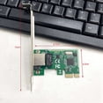 thumbnail image 4 of 2X 1000Mbps Gigabit Ethernet PCI Express PCI-e Tarjeta de Red 10/100/1000M RJ45 LAN Adaptador Convertidor Controlador de Red, 4 of 6