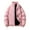 Pink, variant on Men's Slim Fit Hooded Jacket - Polyester Drawstring Coat with Stitch Detailing, Lightweight Zippered Pocket Outdoor Windbreaker for Casual Wear