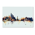 thumbnail image 2 of Trademark Fine Art "New York Skyline Blue" Canvas Art by Michael Tompsett, 2 of 4