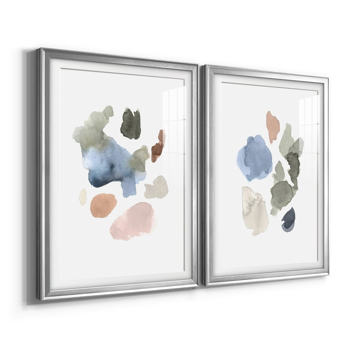 Wexford Home Fresh Start I Premium Framed Print, 18.5" x 24.5" - Ready to Hang, Silver (Set of 2)