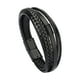 thumbnail image 1 of Tejida Del Brazalete de de Los Hombres de Cuero Sunnimix Pulseras anchas de puño, 1 of 8