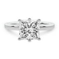 thumbnail image 4 of IGI Certified 2 Carat Princess Shape Lab Grown Diamond Engagement Ring | 14K White Gold |Solitaire Lab Diamond Ring | FG-VS1-VS2 Quality Friendly Diamonds, 4 of 6