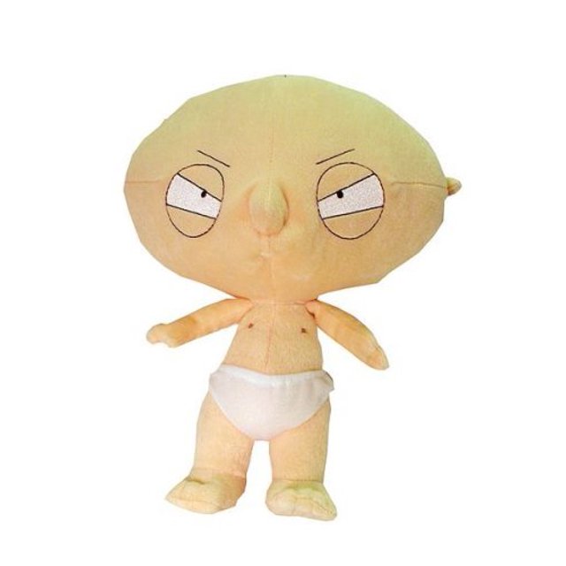Peluche Family Guy Stewie en pañal de 11 pulgadas Family Guy 734689927005
