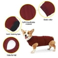 thumbnail image 4 of Labymos Combinaison de Récupération pour Chien avec 2 Couches Chemise de Récupération après Chirurgie pour Femme Homme, 4 of 8