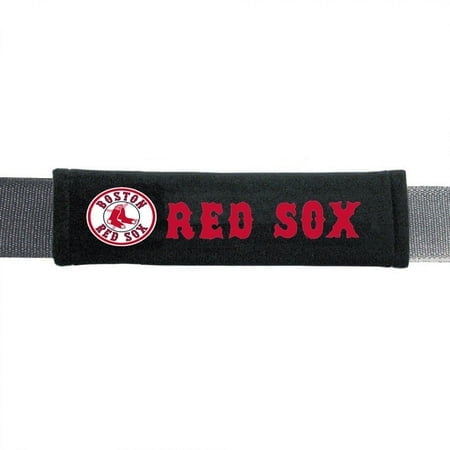 MLB Boston Red Sox Coussin de Ceinture de Sécurité (Lot de 2), Taille Unique, Blanc
