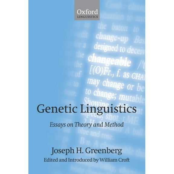 Genetic Linguistics: Essays on Theory and Method, (Paperback)