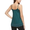 thumbnail image 2 of MANIFIQUE Summer Tank Tops with Built in Bra Cup for Women Loose Fit Pleated Lace Hem Flowy, 2 of 6
