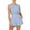 Light Blue, variant on Women's 2 Piece Set, Sleeveless Short Top and High Waist Shorts Outfit, Casual Solid Color Workout Sets for Women, Beach Cover Ups, Vacation and Gym Wear​-Blackish Green