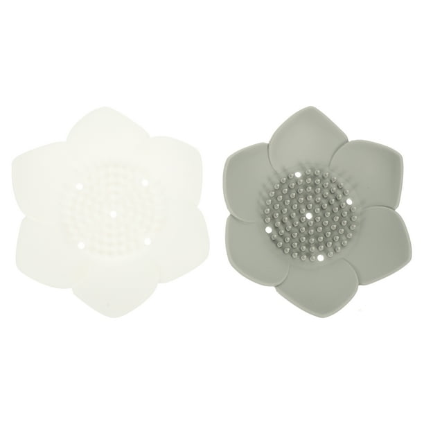 2 jaboneras de ducha con drenaje, de silicona, para el hogar.