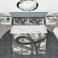 thumbnail image 3 of Designart 'Minimalistic Roller III' Ensemble de Literie Géométrique - Housse de Couette et Taies d'Oreiller, 3 of 4