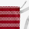 thumbnail image 2 of Simply Daisy Geometric 28 x 36 in Red Laundry Bag, 2 of 3