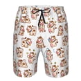 thumbnail image 3 of Balery Farm Cow Animal Traje de Baño Estilo Hawaiano para Hombre, Shorts de Secado Rápido con Bolsillos-XX-Large, 3 of 6
