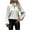 White, variant on hotojiny Dressy Tops for Women Office Work Lantern Long Sleeve Shirts Elegant Keyhole Pleated Silk Satin Blouses Spring Outfit