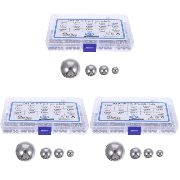 3 Pack Accessories for Bling Magnets Steel Ball Sturdy Balls Practical