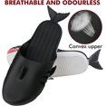 thumbnail image 2 of Shark Baotou Hombres y mujeres Interior Hogar Fondo suave Playa al aire libre PVC negro tamaño: 30-31 TUNC Sencillez, 2 of 5