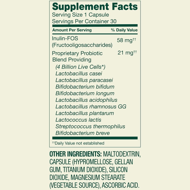 Daily Probiotic, 4 Billion Live Cells, 30 Count photo 3