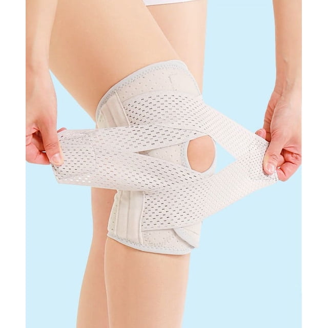 Janrevotw 1 Adjustable Knee Brace For Men And Women, Breathable Compression Knee Brace With Lateral Stabilizer For Meniscus Tear Knee Pain, Acl Medial Collateral Ligament Arthritis Injury Recovery