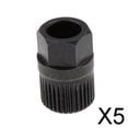 thumbnail image 1 of DYNWAVECA 4-6pack 3400 V-Belt Pulley Center Bolt Removal Alternator Socket Tool for 5 Pcs, 1 of 8