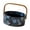 black, variant on jifeng Fruit Basket Floral Pattern Home Decoration Ceramic Eay to Carry Vanity Tray red