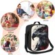 thumbnail image 5 of Fotbe Red Black Ink Style Bald Eagle Lonchera Bolsa de Almuerzo para Hombres y Mujeres, Lonchera de Gran Capacidad, Bolsa de Almuerzo Reutilizable, Bolsa Térmica Aislante, 5 of 7
