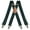 Army Green, variant on Fashion Men Suspenders with Hook Heavy Duty 1.4 Inch Adjustable Elastic Straps X-Back Mens Suspenders