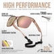 thumbnail image 3 of Gafas de Sol Polarizadas Oversize AEROX para Mujer, 3 of 9