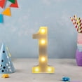 thumbnail image 6 of LED Alphabet Letter Lights for Parties, KT Board Digital Scene Decoration Props, Illuminated Decorative Letters for Birthdays, Weddings, and Kids’ Rooms, Customizable Names and Words, 6 of 6
